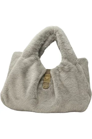Borbonese Torebki, Kobieta, Beżowy, ONE SIZE, Skóra, Średnia Torba na Ramię typu Shopper