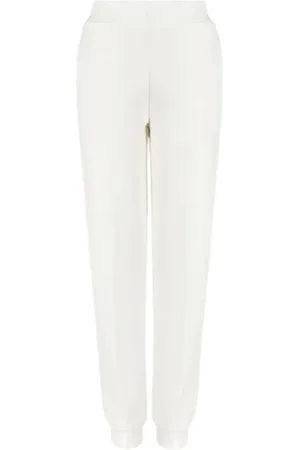 Emporio Armani Spodnie, Kobieta, Biały, M, Wygodne spodnie dresowe typu jogger