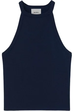 Halfboy Koszulki, Kobieta, Niebieski, M, Granatowy Sweter Top Elegancja Wszechstronność