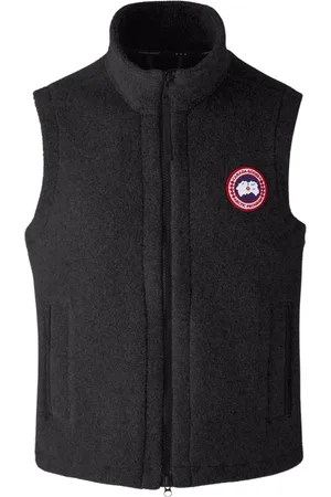 Canada Goose Kurtki, Mężczyzna, Czarny, M, Wełna, Polarowa kamizelka Mersey