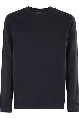 Dondup Bluzy, Mężczyzna, Niebieski, S, Bawełna, Bluza Crew Neck