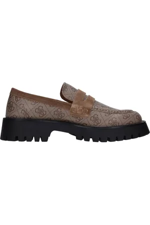 Guess Buty, Mężczyzna, brązowy, 44 EU, Płaskie buty Brązowe