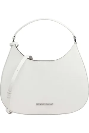 Emporio Armani Torebki, Kobieta, Biały, ONE SIZE, Skóra, Stylowy skórzany portfel