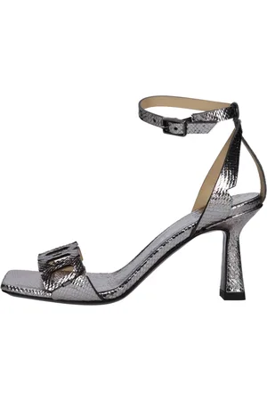 Fabi Buty, Kobieta, Szary, 36 1/2 EU, Sandały Srebrne