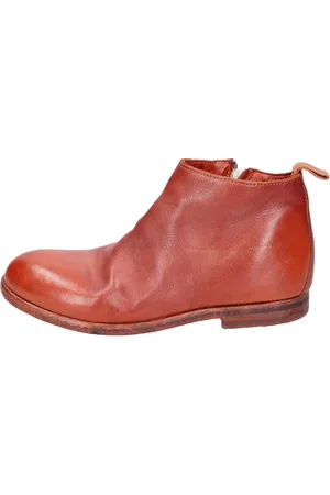 Moma Buty, Kobieta, brązowy, 37 EU, Vintage Skórzane Botki dla Kobiet