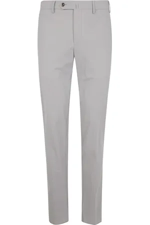 PT01 Spodnie, Mężczyzna, Biały, M, Eleganckie Spodnie Slim Fit