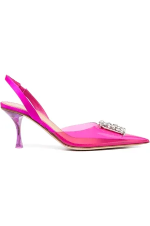 Dsquared2 Buty, Kobieta, Różowy, 37 EU, Skóra, Różowe szpilki z obcasem