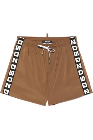 Dsquared2 Stroje kąpielowe, Mężczyzna, brązowy, M, Brązowy strój kąpielowy Mare