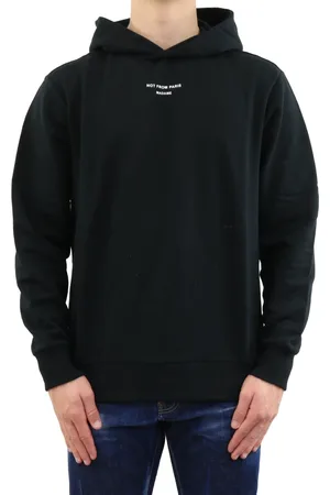 Drôle de Monsieur Bluzy, Mężczyzna, Czarny, S, Bawełna, Hoodie