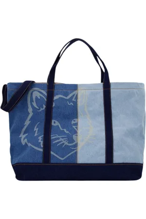 Maison Kitsuné Torebki, Kobieta, Wielobarwność, ONE SIZE, Torba Shopper Weekender Fox Head