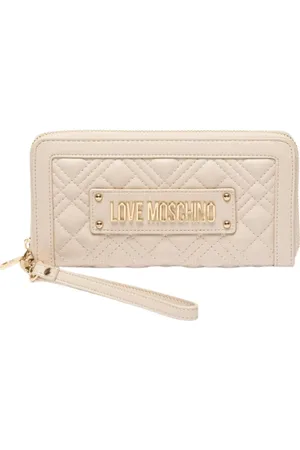 Moschino Akcesoria, Kobieta, Beżowy, ONE SIZE, Portfel