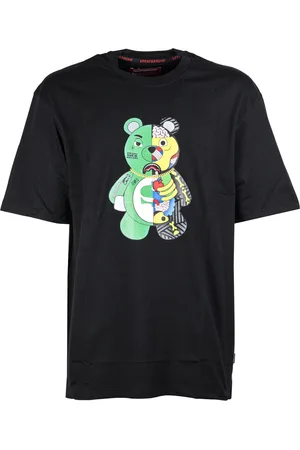 Sprayground Koszulki, Mężczyzna, Czarny, M, Bawełna, Koszulka Anatomy Bear