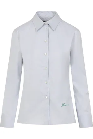 Jacquemus Bluzki, Kobieta, Szary, XS, Elegancka Szara Koszula dla Kobiet