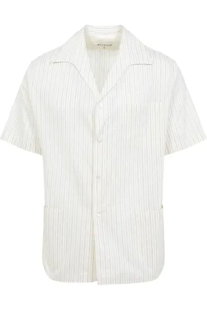 Maison Margiela Koszule, Mężczyzna, Biały, M, Bawełna, Biała koszula