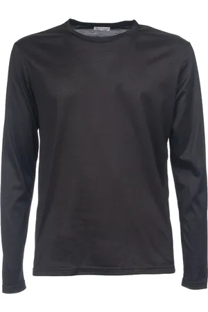 Xacus Koszulki, Mężczyzna, Czarny, XL, Bawełna, Długi rękaw bawełniany T-shirt
