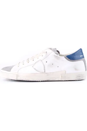 Philippe model Buty, Mężczyzna, Biały, 43 EU, Zamsz, Trampki
