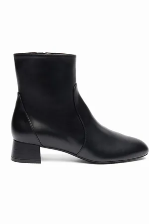 Stuart Weitzman Buty, Kobieta, Czarny, 37 EU, Skóra, Vivienne 35mm Botki