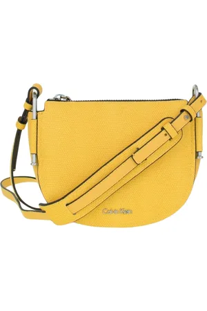 Calvin Klein Torebki, Kobieta, Żółty, ONE SIZE, Stylowa Torba na Ramię