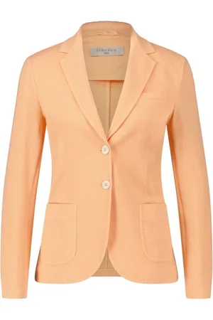 Circolo Kurtki, Kobieta, Pomarańczowy, M, Bawełna, Bawełniana marynarka slim-fit