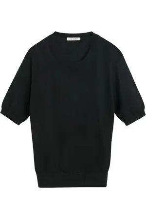By Malene Birger Swetry, Kobieta, Czarny, S, Wełna, Czarny T-Shirt Lelle