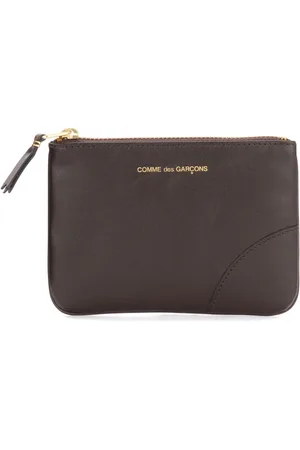 Comme des Garçons Torebki, unisex, brązowy, ONE SIZE, Skóra, Brązowa portmonetka-saszetka