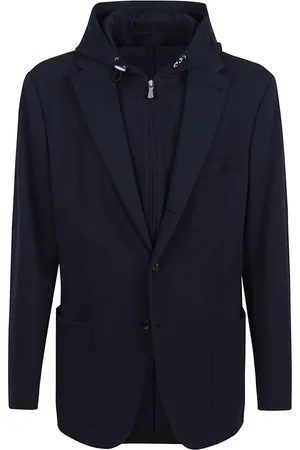ELEVENTY Kurtki, Mężczyzna, Czarny, 2XL, Bawełna, Stylowa kurtka