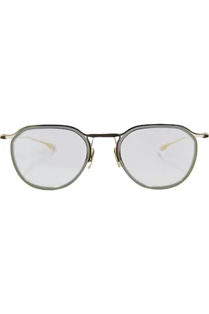 DITA EYEWEAR Akcesoria, unisex, Szary, ONE SIZE, Minimalistyczne Okulary Korekcyjne z Okrągłymi Szkłami