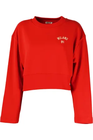 GAS Bluzy, Kobieta, Czerwony, M, Bluza Damska