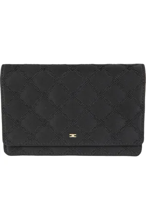 Elisabetta Franchi Torebki, Kobieta, Czarny, ONE SIZE, Satyna, Stylowa torebka Borsa