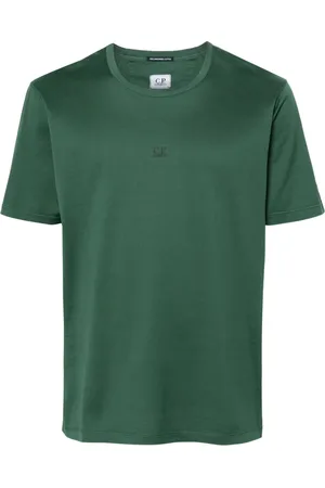 C.P. Company Koszulki, Mężczyzna, Zielony, M, Bawełna, Koszulka Light Jersey 70/2