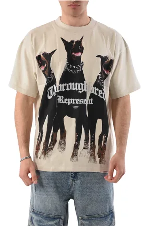 Represent Koszulki, Mężczyzna, Beżowy, 2XL, T-Shirts