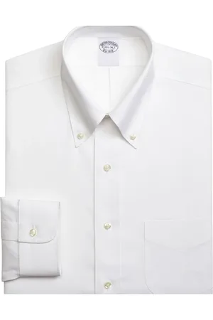 Brooks Brothers Koszule, Mężczyzna, Biały, 4XL, Bawełna, Koszula wizytowa Regent o regularnym kroju