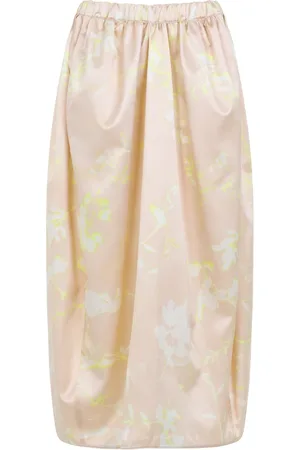 Fabiana Filippi Spódnice, Kobieta, Beżowy, 2XS, Cipria Midi Skirt