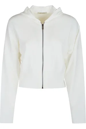 hinnominate Bluzy, Kobieta, Biały, M, Bluza z kapturem i zamkiem