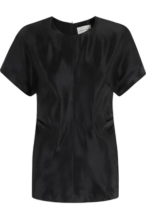Loulou Studio Bluzki, Kobieta, Czarny, XS, Len, Pero Blouse