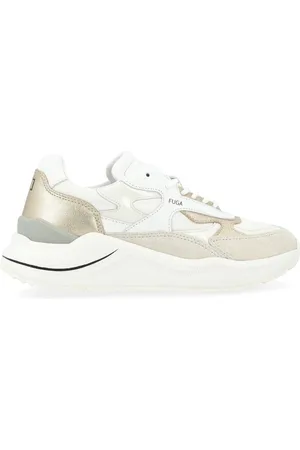 D.A.T.E. Buty, Kobieta, Biały, 36 EU, Laminowany platynowy stylowy model