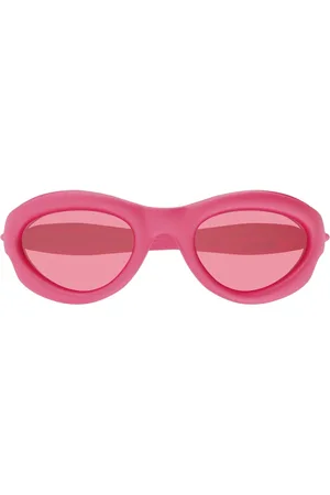 Bottega Veneta Akcesoria, Kobieta, Różowy, ONE SIZE, Oversized Okulary