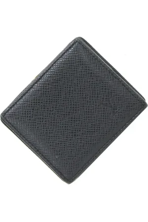 LOUIS VUITTON Pre-owned, Mężczyzna, Czarny, ONE SIZE, Skóra, Pre-owned skórzane portfele