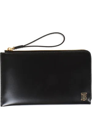 Burberry Akcesoria, Mężczyzna, Czarny, ONE SIZE, Skóra, Portfel Nolan