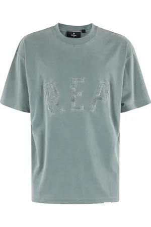 Represent Koszulki, Mężczyzna, Zielony, M, Zielony T-shirt z haftem
