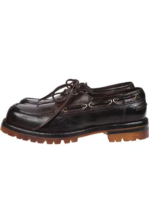 ELEVENTY Buty, Mężczyzna, brązowy, 43 EU, Skóra, Buty żeglarskie