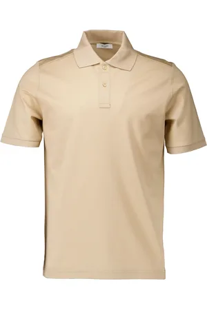Eton Koszulki, Mężczyzna, Beżowy, M, Bawełna, Koszulka Polo