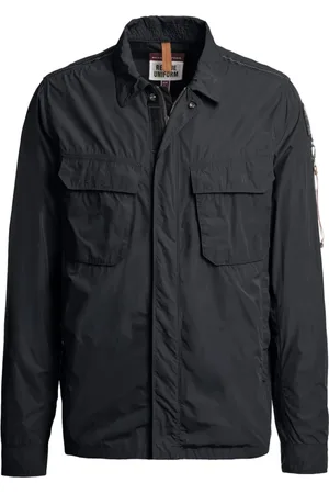 Parajumpers Kurtki, Mężczyzna, Czarny, L, Czarna Kurtka Overshirt Millard