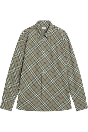 Burberry Koszule, Mężczyzna, Wielobarwność, L, Koszula z długim rękawem