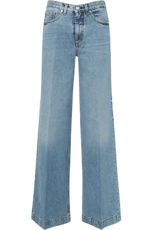 Nine In The Morning Jeansy, Kobieta, Niebieski, W30, Denim, Jasnoniebieskie Jeansyy Wide Leg