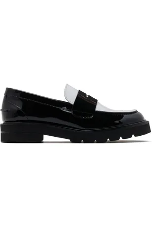 Stuart Weitzman Buty, Kobieta, Czarny, 36 EU, Skóra, Alvin Loafer