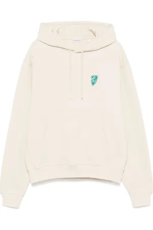 Burberry Bluzy, Mężczyzna, Biały, L, Bawełna, Alpine Hoodie
