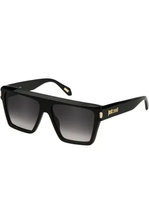 Roberto Cavalli Akcesoria, Kobieta, Czarny, ONE SIZE, Okulary przeciwsłoneczne wężowy wzór