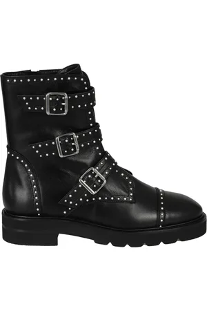 Stuart Weitzman Buty, Kobieta, Czarny, 36 EU, Skóra, Eleganckie Botki do Kostki