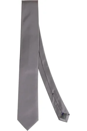 Errico Formicola Akcesoria, Mężczyzna, Szary, ONE SIZE, Elegancki Krawat na Oficjalne Wydarzenia